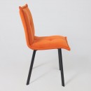 Кресло РУБИК U, Velutto 27 терракотовый велюр/черный